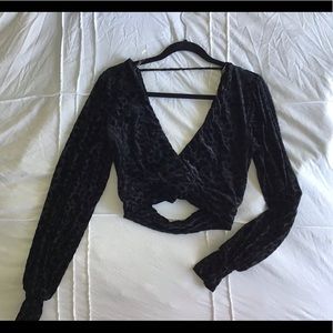 Windsor Cheetah Print Crop Top